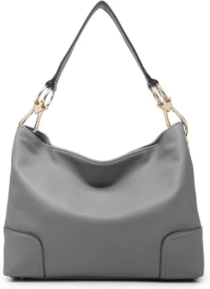 Dasein Hobo Purses for Women Soft PU Leather Handbags Slouchy Hobo Bags Shoulder Bag Top Handle Tote