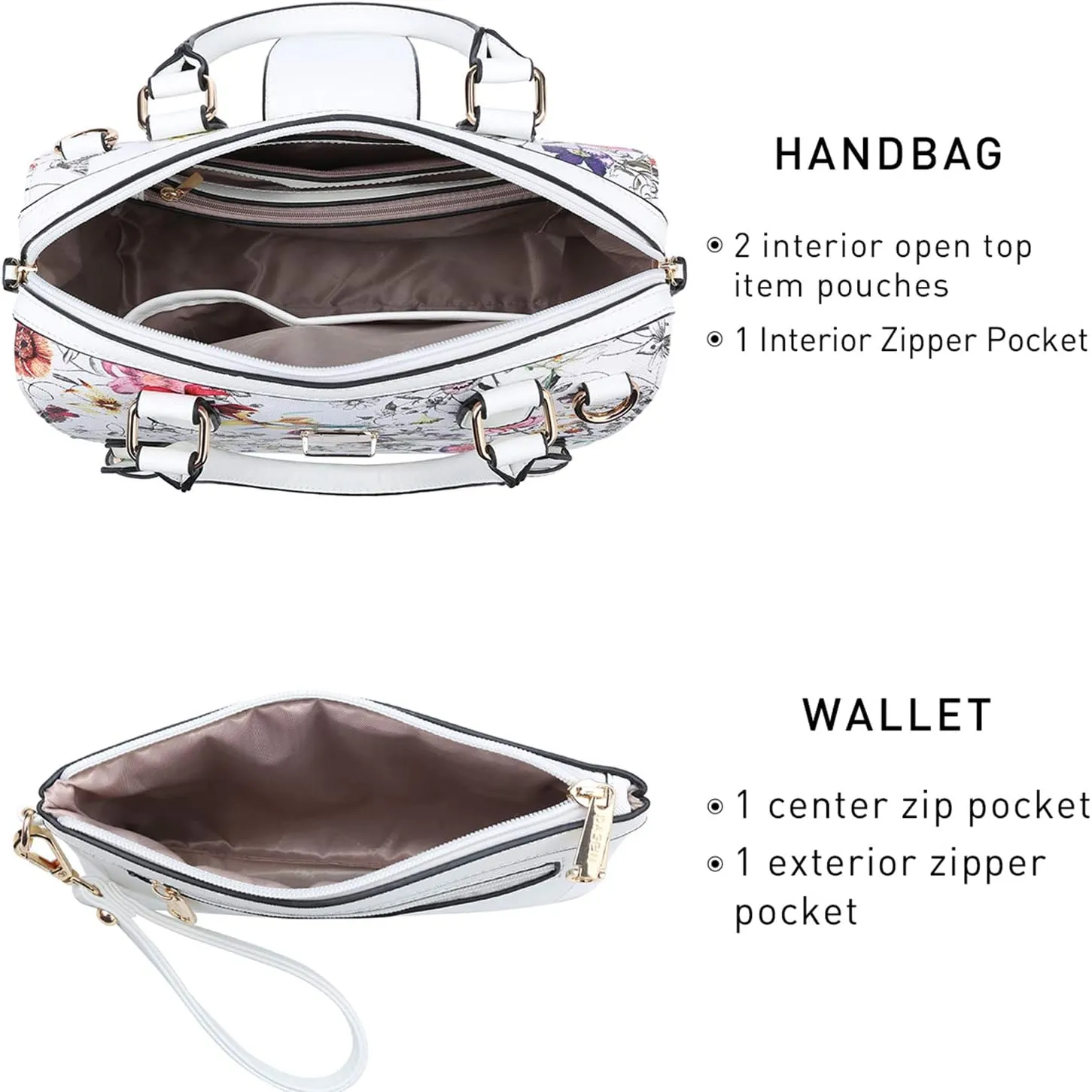 Dasein Women Barrel Handbags Fashion Satchel Bags Top Handle Shoulder Purses Vegan Leather Work Tote