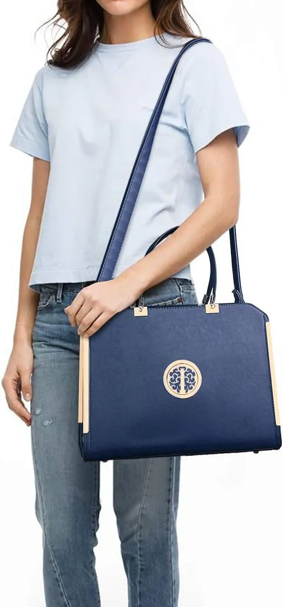 Dasein Women Purses and Handbags Top Handle Satchel Bags Large Shoulder Work Bag Tote with Wallet