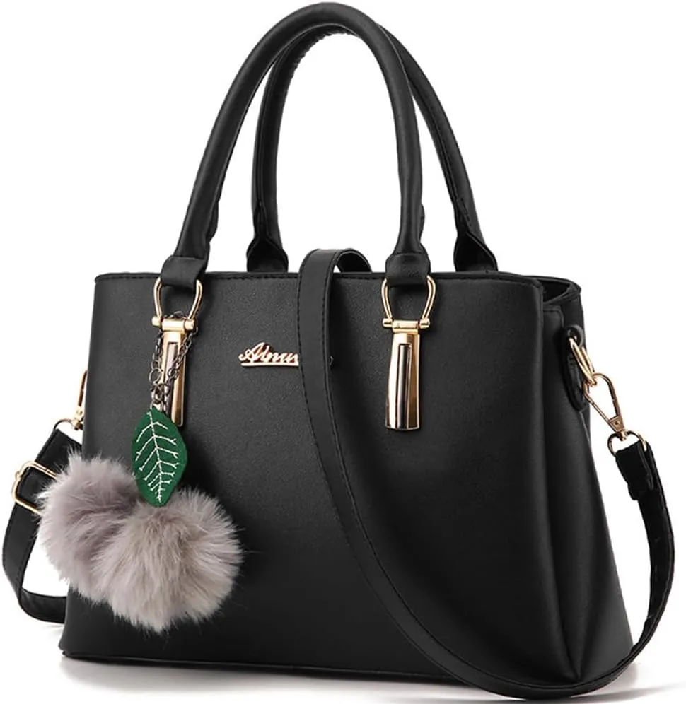 Dayfine Handbags and Purse for Women Vegan Leather Satchel Bag Top Handle Handbag Shoulder Bags Crossbody Bag Ladies Totes