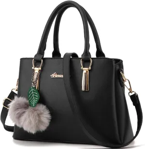 Dayfine Handbags and Purse for Women Vegan Leather Satchel Bag Top Handle Handbag Shoulder Bags Crossbody Bag Ladies Totes