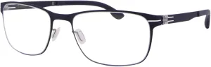 Dennis-N-Large Eyeglasses Marine Blue Full Rim Square Shape 56mm
