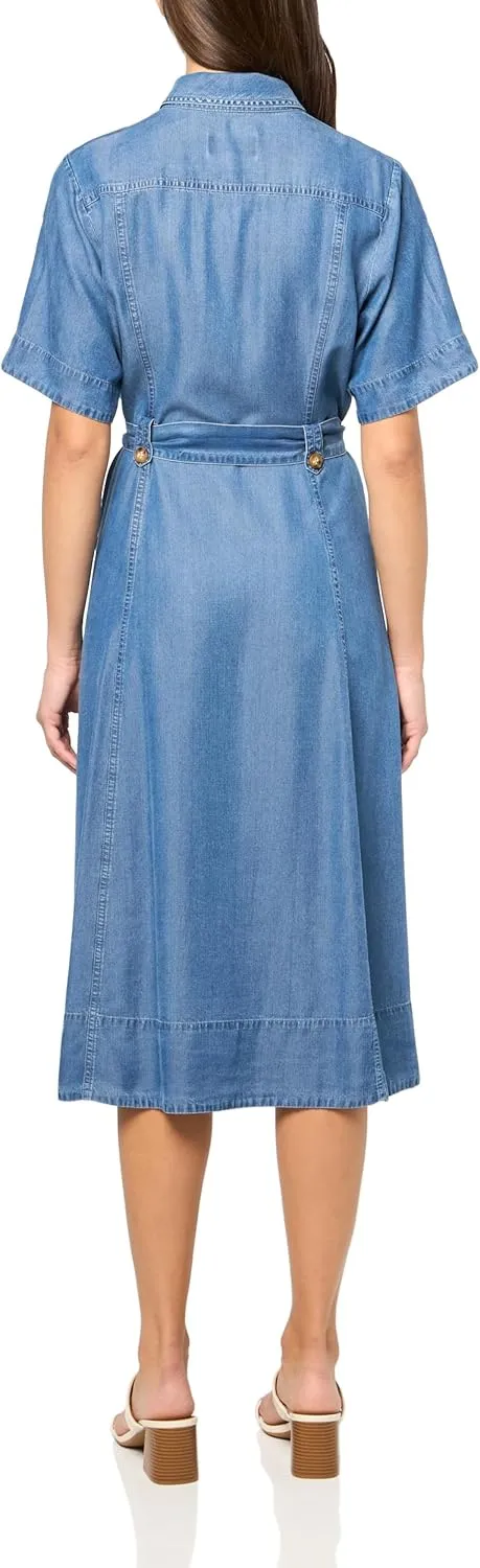 Derek Lam 10 Crosby Women's Gaelle Belted Utility Dress