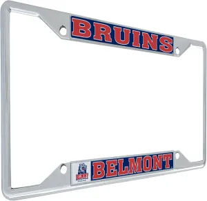 Desert Cactus Belmont University Bruins Car Accessories Metal License Plate Frame and Tag Holder for Front or Rear of Car (Mascot)