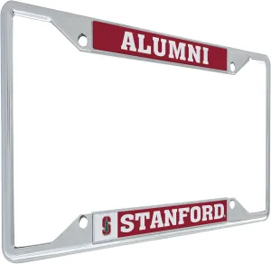 Desert Cactus Stanford University Car Accessories Cardinal Metal License Plate Frame and Tag Holder for Front or Rear of Car (Alumni)
