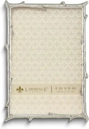 Diamond2Deal Silver-Tone 4x6 Branch Photo Frame
