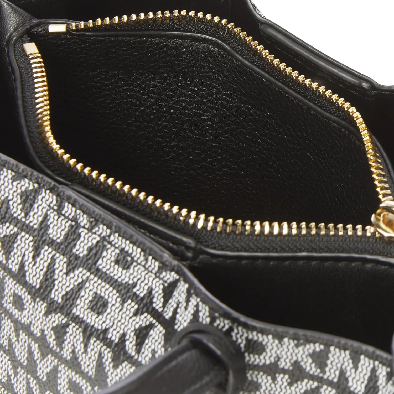 DKNY Farah Logo Crossbody Satchel with Padlock Charm