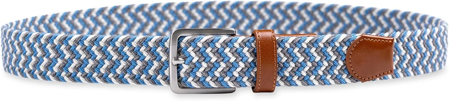 Dockers Men's Casual Everyday Braided Fabric Fully Adjustable Web Belt