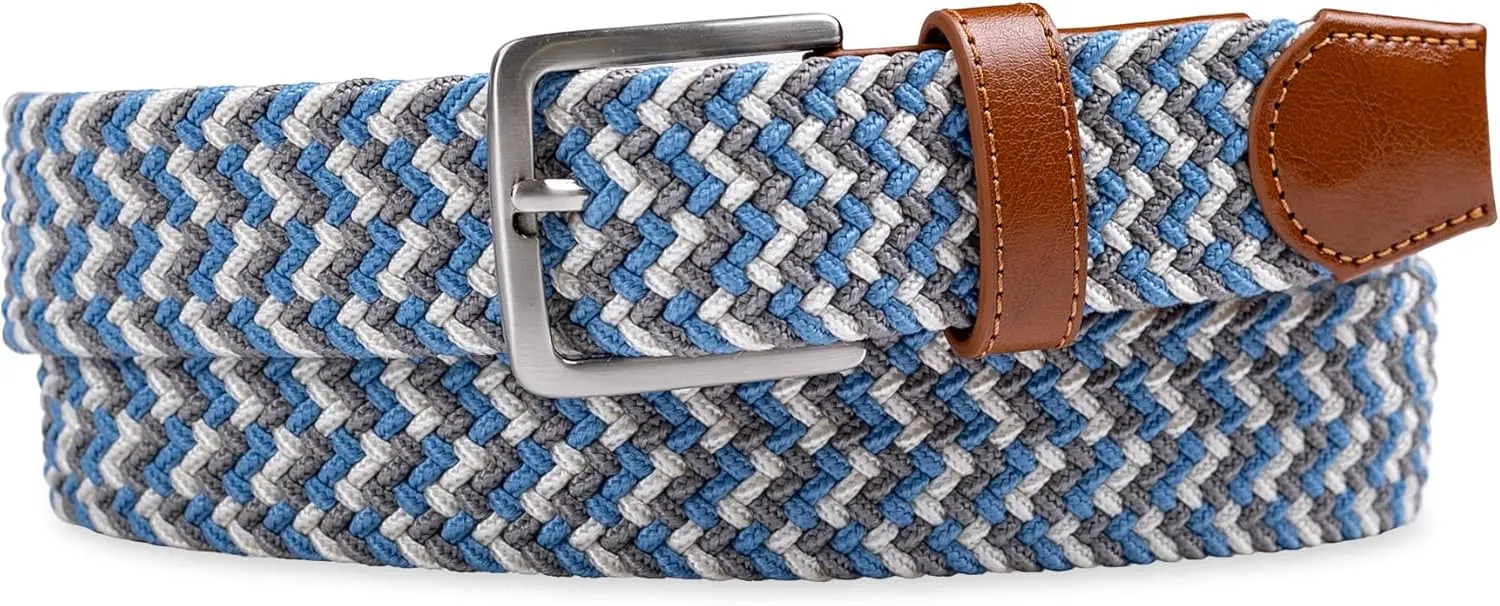 Dockers Men's Casual Everyday Braided Fabric Fully Adjustable Web Belt