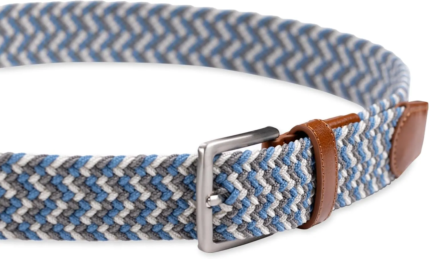 Dockers Men's Casual Everyday Braided Fabric Fully Adjustable Web Belt