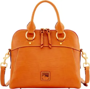 Dooney & Bourke Satchel Handbags for Women, Cameron Florentine Leather Satchel Bag with Optional Crossbody Strap