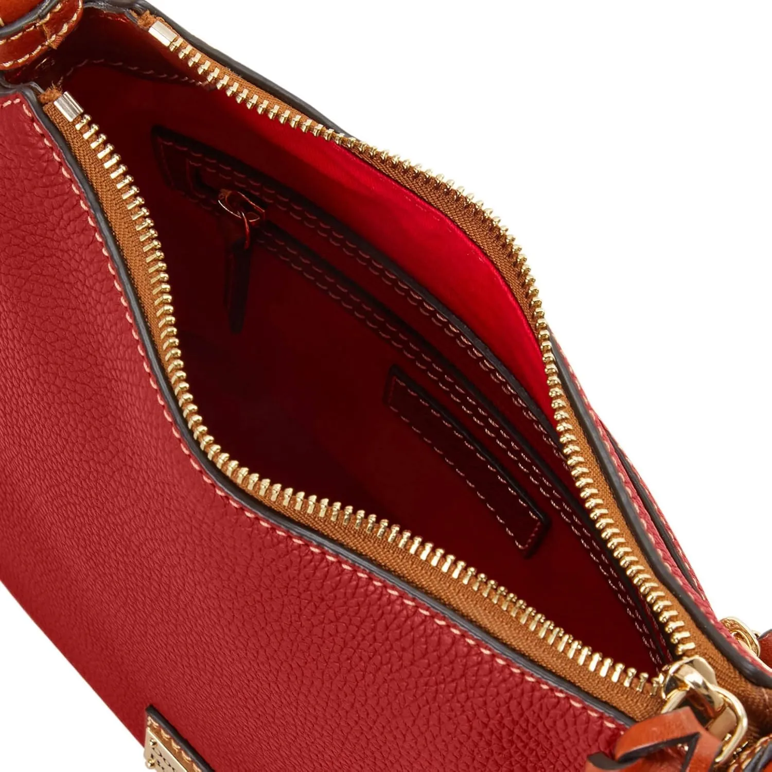 Dooney & Bourke Women's Crossbody Hobo in Pebble Grain Leather, Medium Handbag with Adjustable & Detachable Shoulder Strap