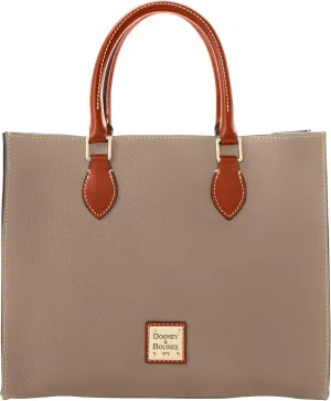 Dooney & Bourke Women's Janine Satchel in Pebble Grain Leather, Large Handbag with Adjustable & Detachable Shoulder Strap