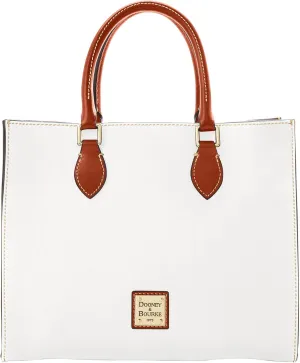 Dooney & Bourke Women's Janine Satchel in Pebble Grain Leather, Large Handbag with Adjustable & Detachable Shoulder Strap