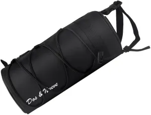 Dos & Nueve, Bike Bag, Bicycle Handlebar Bag, Bike Frame Bag, Satchel Bags Men, Handheld Bag Men, Cycling Accessories, Multi-Purpose Cycling Storage Satchel with Bottle Holder, Waterproof, Black