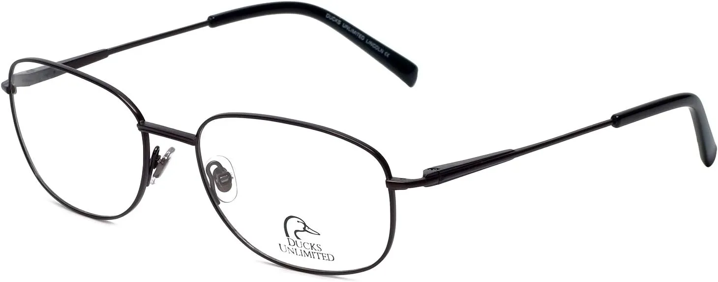 Ducks Unlimited Titanium Designer Reading Glasses Lincoln in Charcoal 57mm