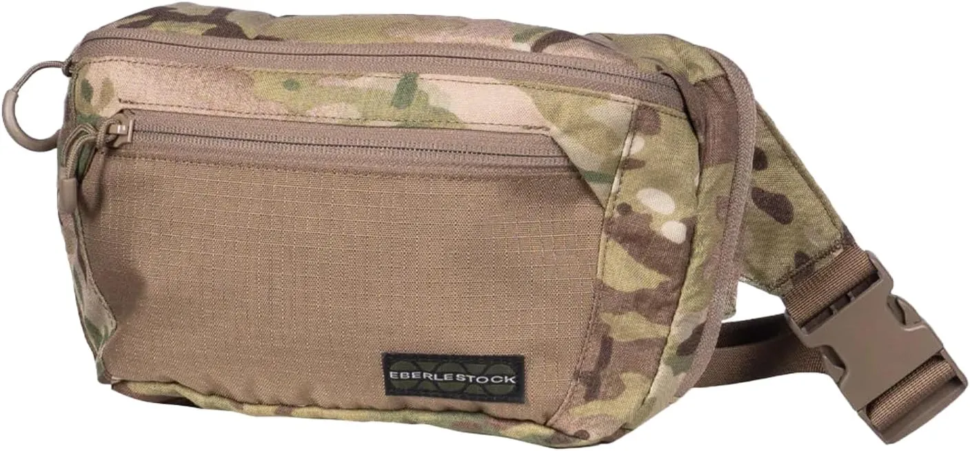 Eberlestock Bando Bag - Tactical Men's Fanny Pack w/Adjustable Waist Belt, Zippered Pockets, Compact Lightweight Belt Bag