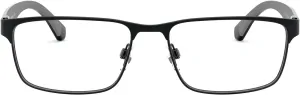 Emporio Armani Men's Ea1105 Rectangular Sunglasses