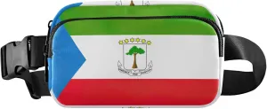 Equatorial Guinea Flag National Womens Fanny Pack Waterproof Hip Bag Belt Purse Cute Waist Pack for Women