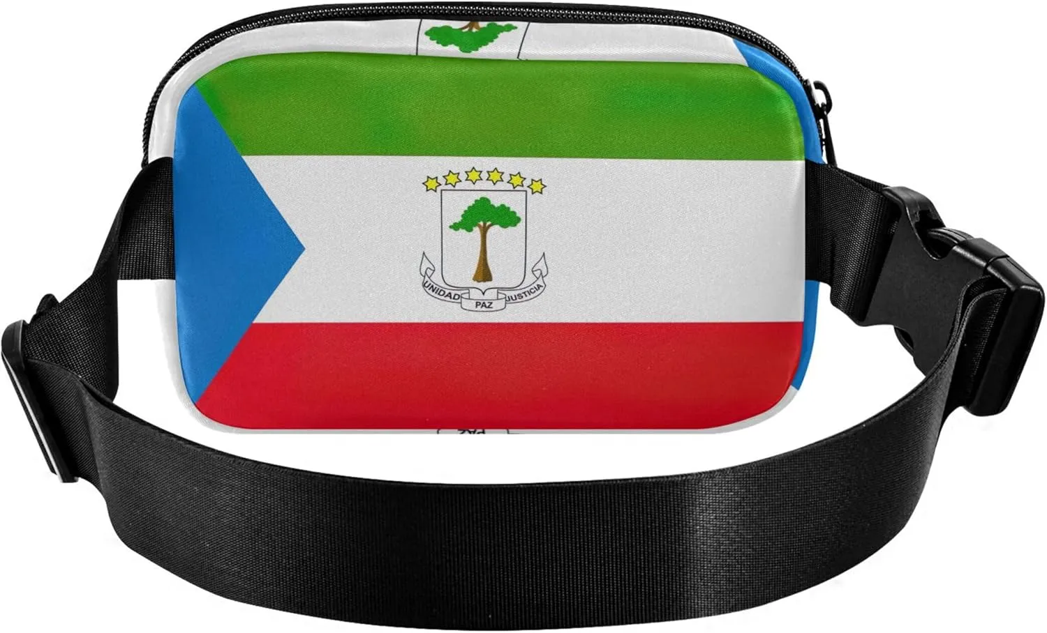 Equatorial Guinea Flag National Womens Fanny Pack Waterproof Hip Bag Belt Purse Cute Waist Pack for Women