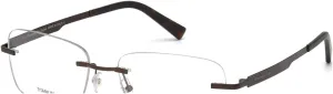 Ermenegildo Zegna EZ5026 - 029 Eyeglass Frame Matte Rose Gold w/ Clear Demo Lens 56mm