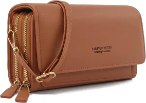 Esimileeya Compact Small Crossbody Bags for Women Trendy Clutch Handbag Purses for Women Lady Cell Phone Wallet Shoulder Bag