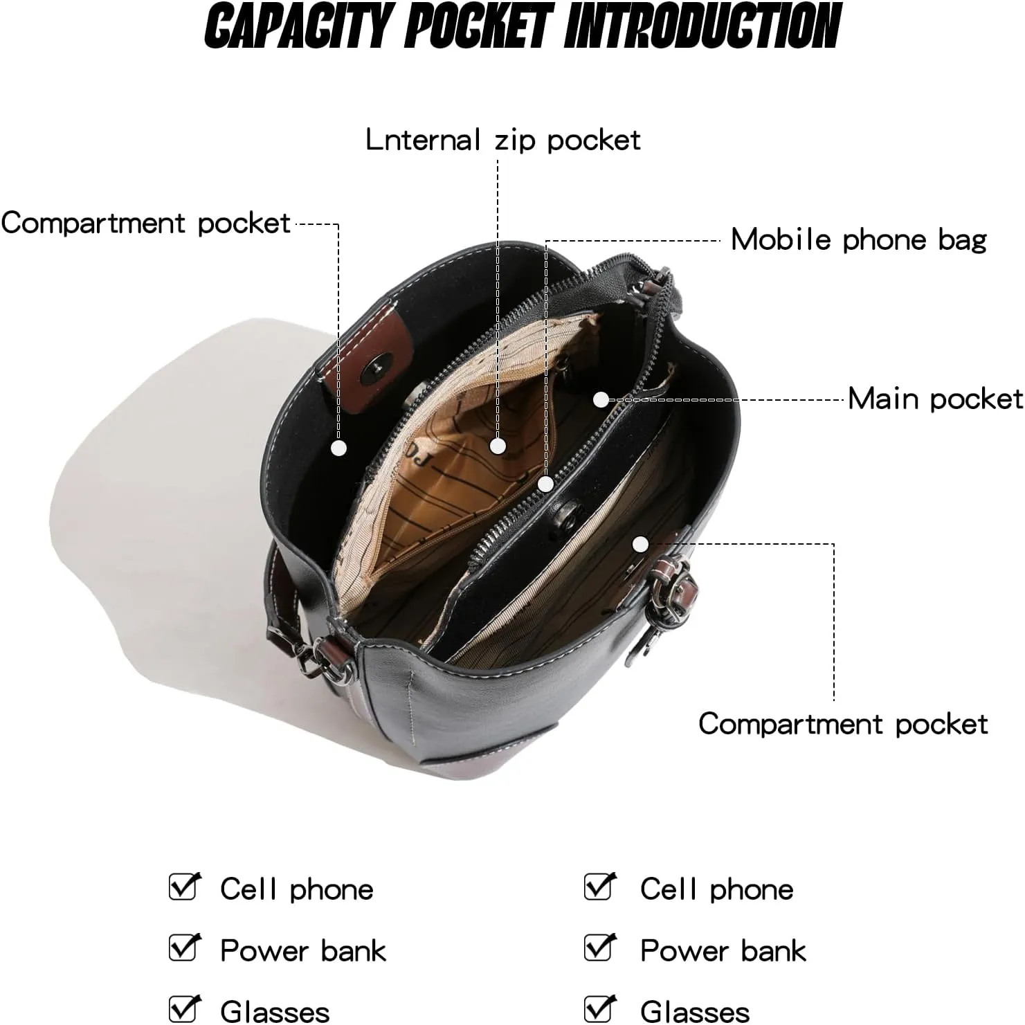 Eslcorri Hobo Bags for Women - Leather Crossbody Bags Fashion Purses and Handbags Ladies Shoulder Tote Satchel