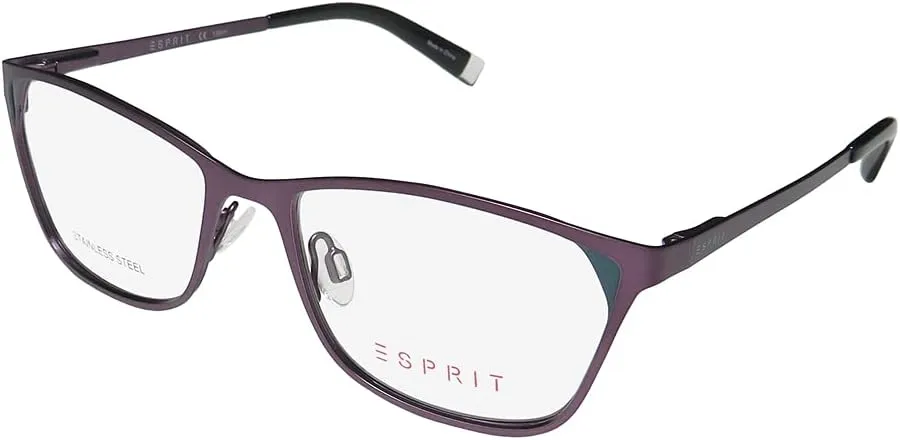 Esprit 17488 Womens/Ladies Cat Eye Full-rim Spring Hinges Eyeglasses/Spectacles
