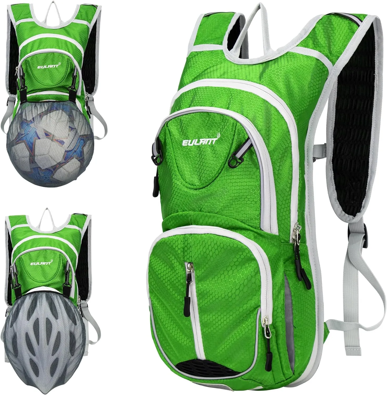 EULANT Running Backpack, Small Waterproof Daypack for Hiking Cycling Camping Walking Jogging, Water Backpack for Women Men