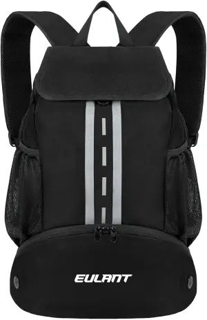 EULANT Soccer Backpack with Shoes Compartment, Waterproof Drawstring Bag for Sport Gym Swim Yoga Travel Football Volleyball