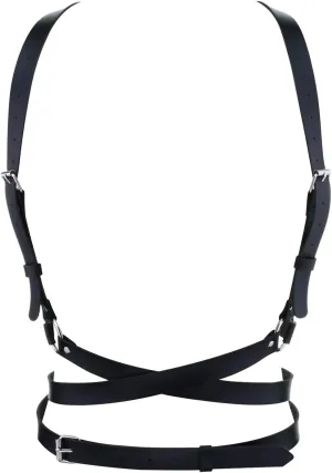 eYLun Women Leather Punk Waist Harness Belt