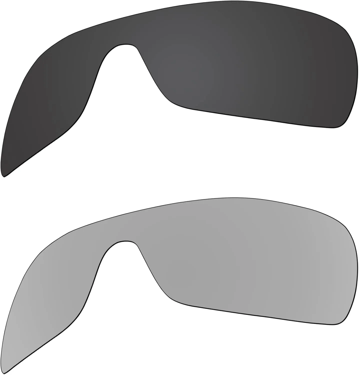 EZReplace Lenses Replacement for Oakley Batwolf OO9101 Sunglasses (Polarized Lenses) - Fits Oakley Batwolf Frame (Carbon Black Metal Silver)