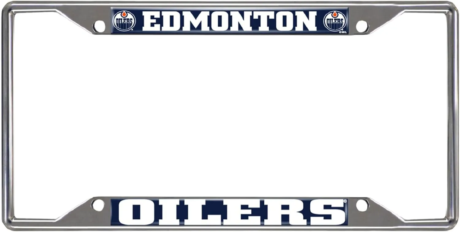 FANMATS NHL Unisex-Adult Chrome Metal License Plate Frame