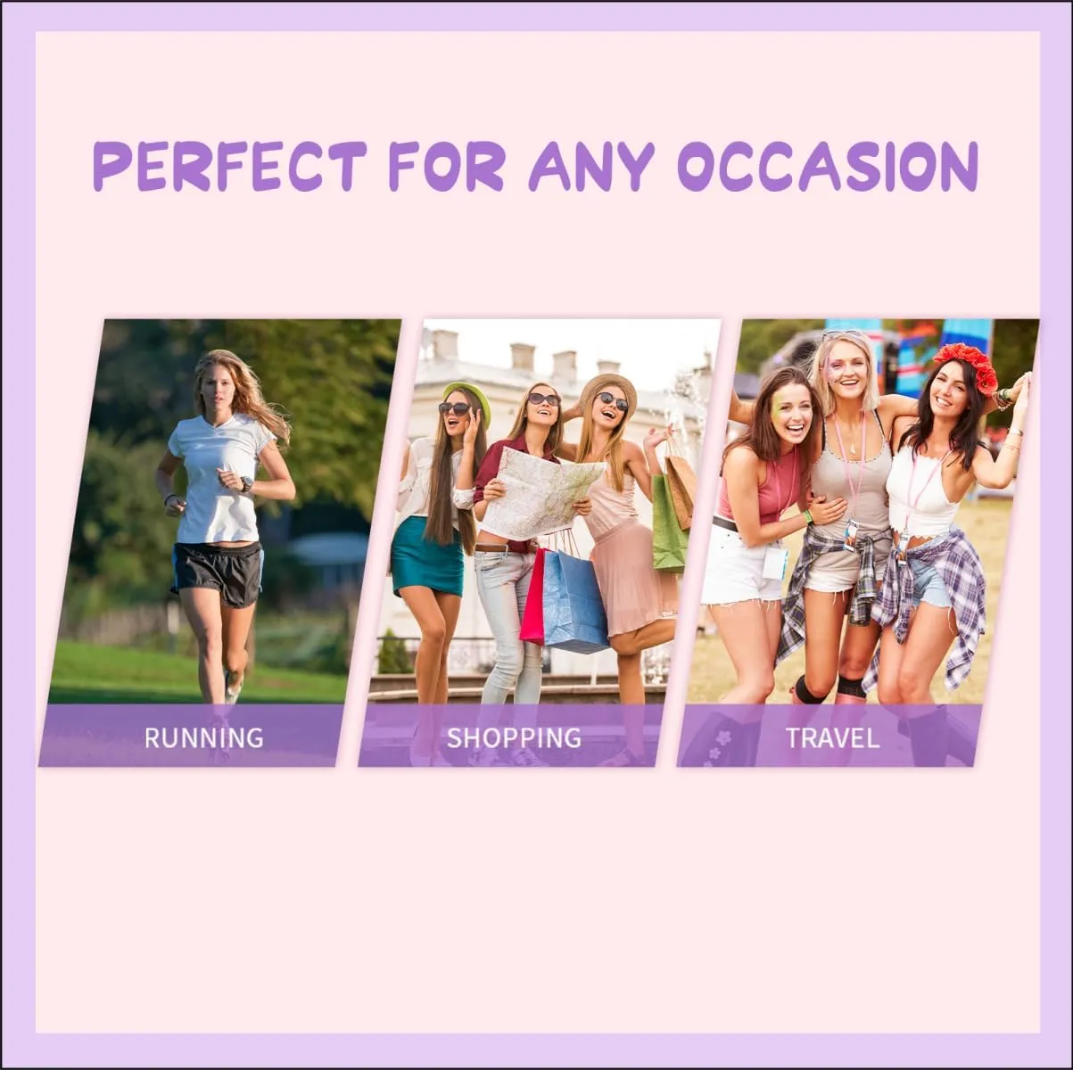 Fanny Pack Birthday Gifts for 8 9 10 11 12 13 14 Year Old Girl, Small Initial Sling Belt Bag Crossbody Bags for Girls Women Purple S
