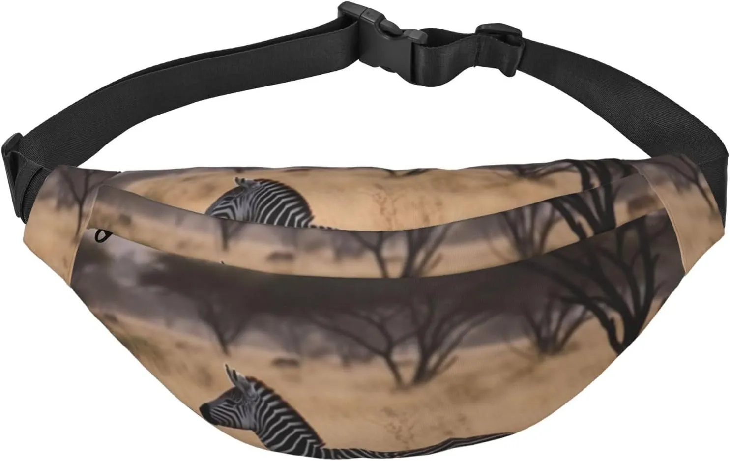 Fanny Pack for Men Women Africa Grassland Zebra Belt Bag with Adjustable Strap Fashion Waist Bag Waist Pack for Travel