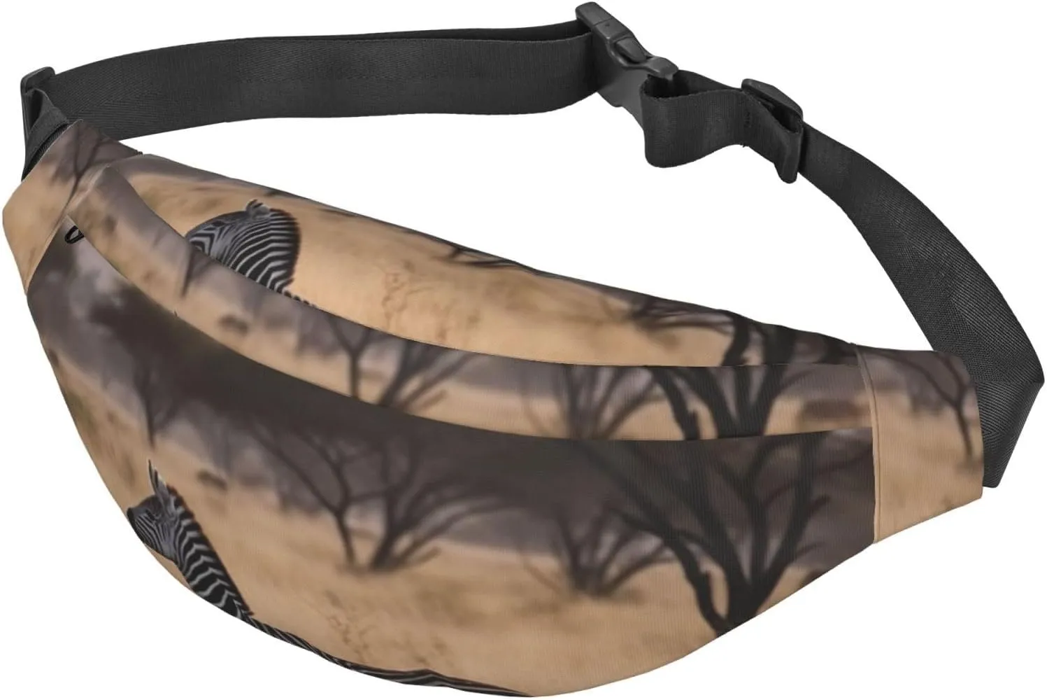Fanny Pack for Men Women Africa Grassland Zebra Belt Bag with Adjustable Strap Fashion Waist Bag Waist Pack for Travel