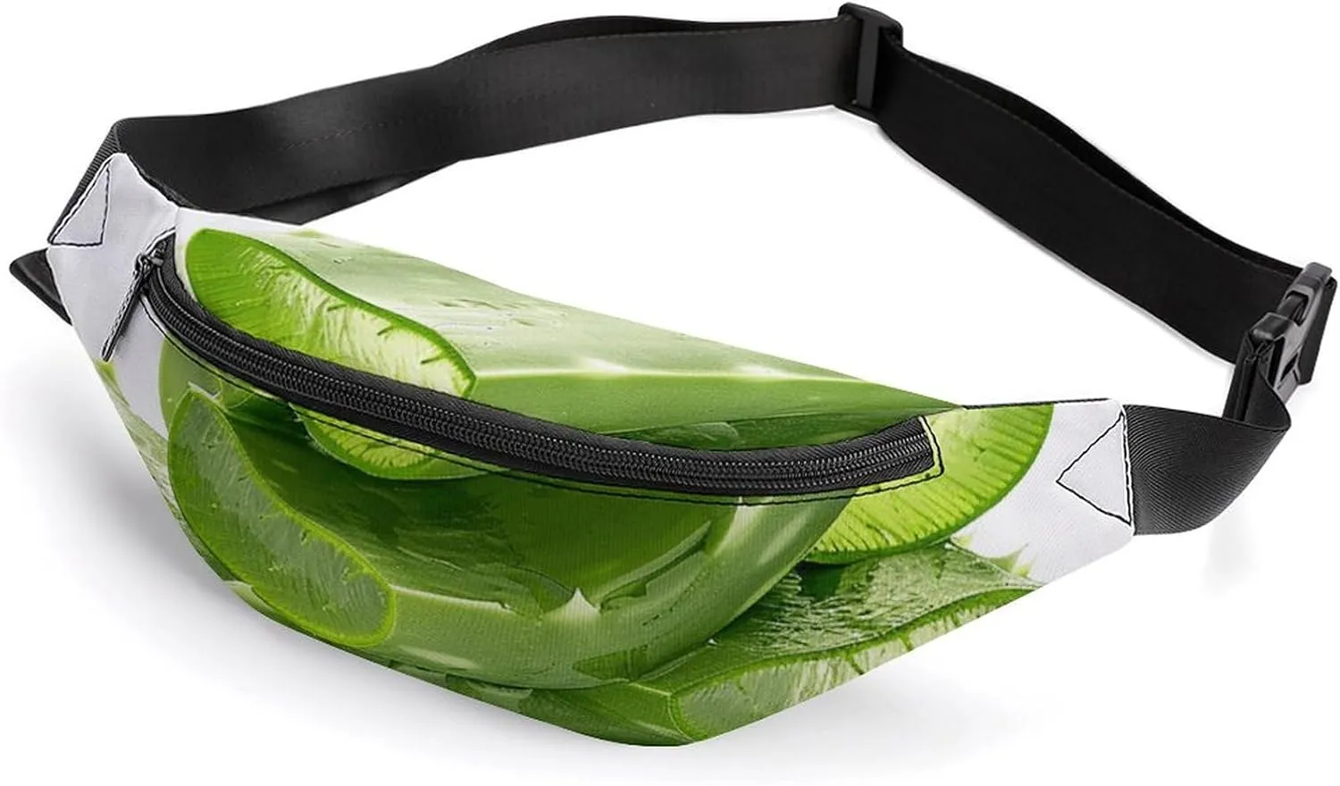 Fanny Pack for Men Women Belt Bag Fresh Aloe Vera Flakes Crossbody Waist Pack for Travel Walking Running Bum Bags, 36*15cm, style-2