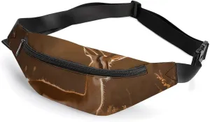 Fanny Pack for Men Women Belt Bag Standing on The Prairie Crossbody Waist Pack for Travel Walking Running Bum Bags