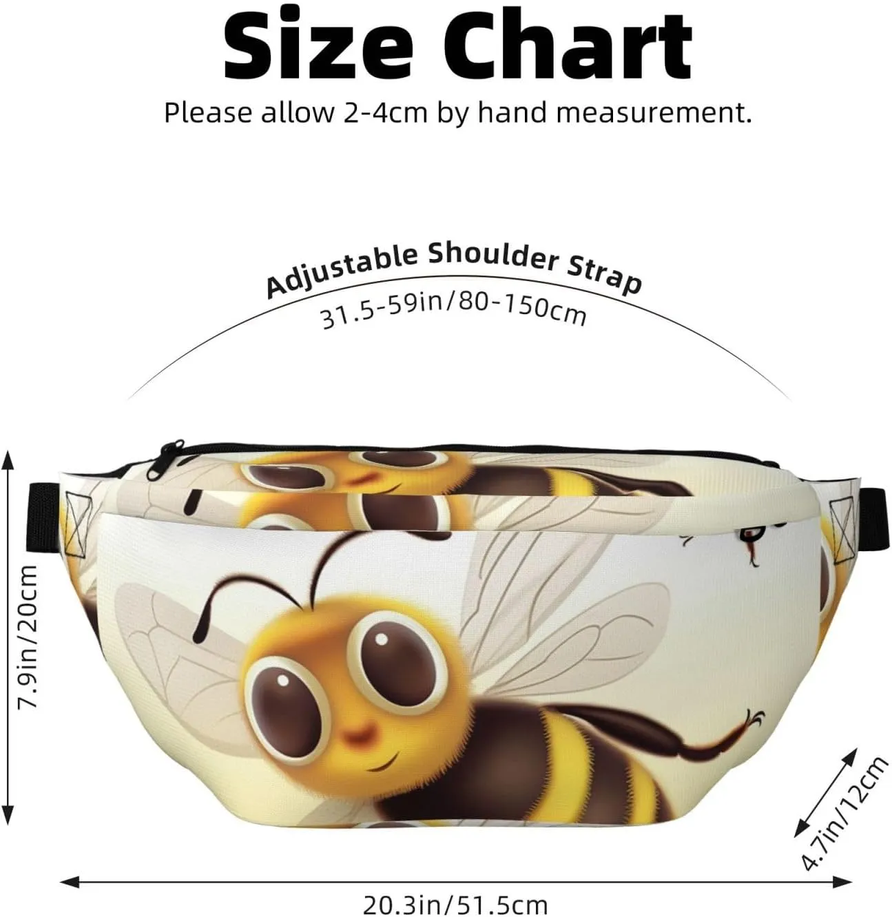Fanny Pack for Men Women Flying Animals Belt Bag with Adjustable Strap Fashion Waist Bag Waist Pack for Travel