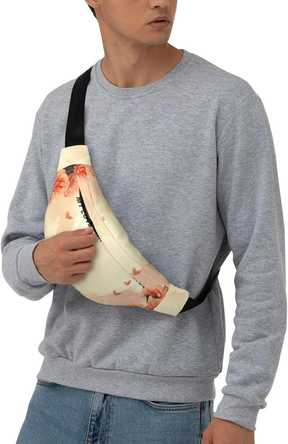 Fanny Pack for Men Women My Love for You is Forever Belt Bag with Adjustable Strap Fashion Waist Bag Waist Pack for Travel