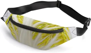 Fanny Pack for Women Men A Whole Cabbage Waist Pack Adjustable Belt Bag for Workout Running Travelling Casual Waist Bag