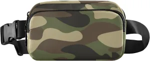 Fanny Pack for Women Men, Military Camouflage Camo Belt Bag Waist Pack Crossbody Bag Bum Bag with Adjustable Strap