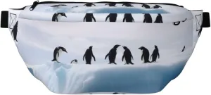 Fanny Pack for Women Men Waist Bag Waterproof Penguins on the Iceberg Belt Bag with Adjustable Strap
