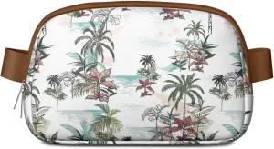 Fanny Pack for Women,Mini Waterproof Hawaiian theme Belt Bag,Fashionable Crossbody,Cute Everywhere Belt Bags Fanny Pack for Hiking,Travel.
