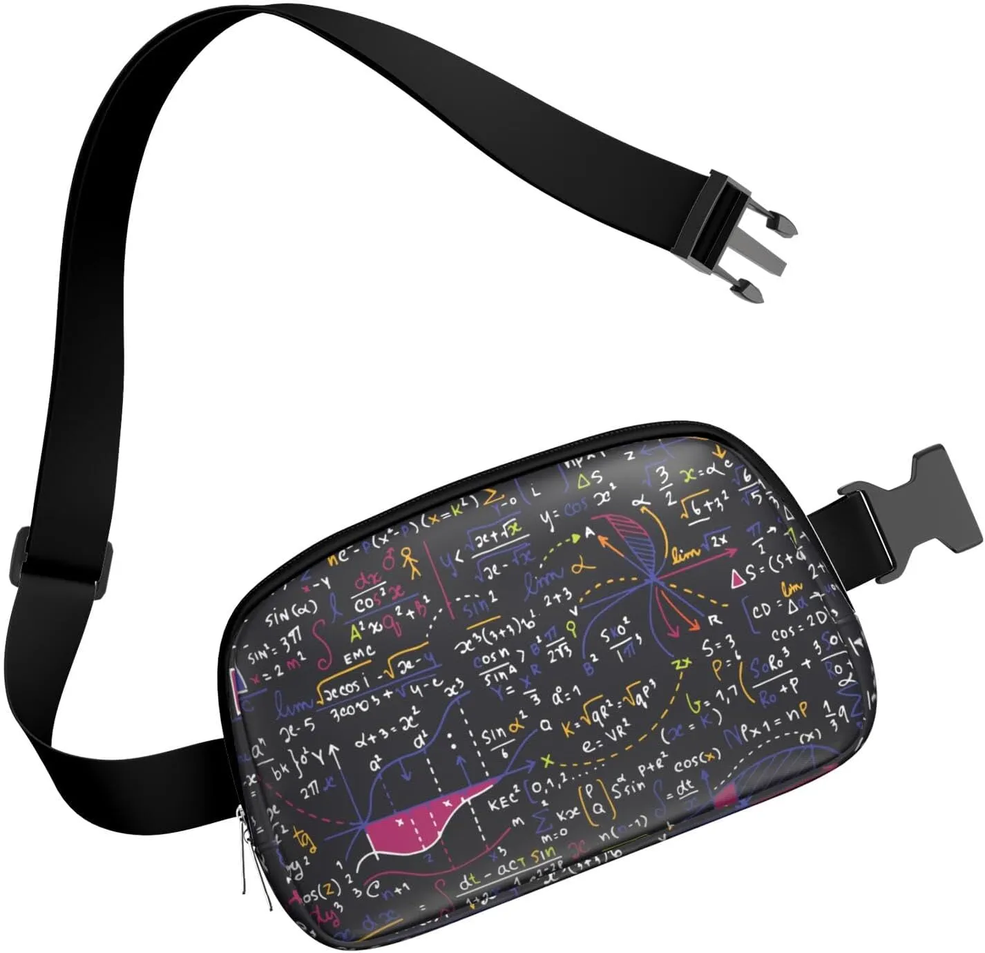 Fanny Pack for Women,Mini Waterproof Science theme Belt Bag,Fashionable Crossbody,Cute Everywhere Belt Bags Fanny Pack for Hiking,Travel.