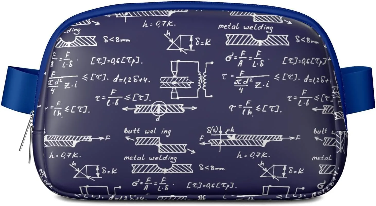 Fanny Pack for Women,Mini Waterproof Science theme Belt Bag,Fashionable Crossbody,Cute Everywhere Belt Bags Fanny Pack for Hiking,Travel.