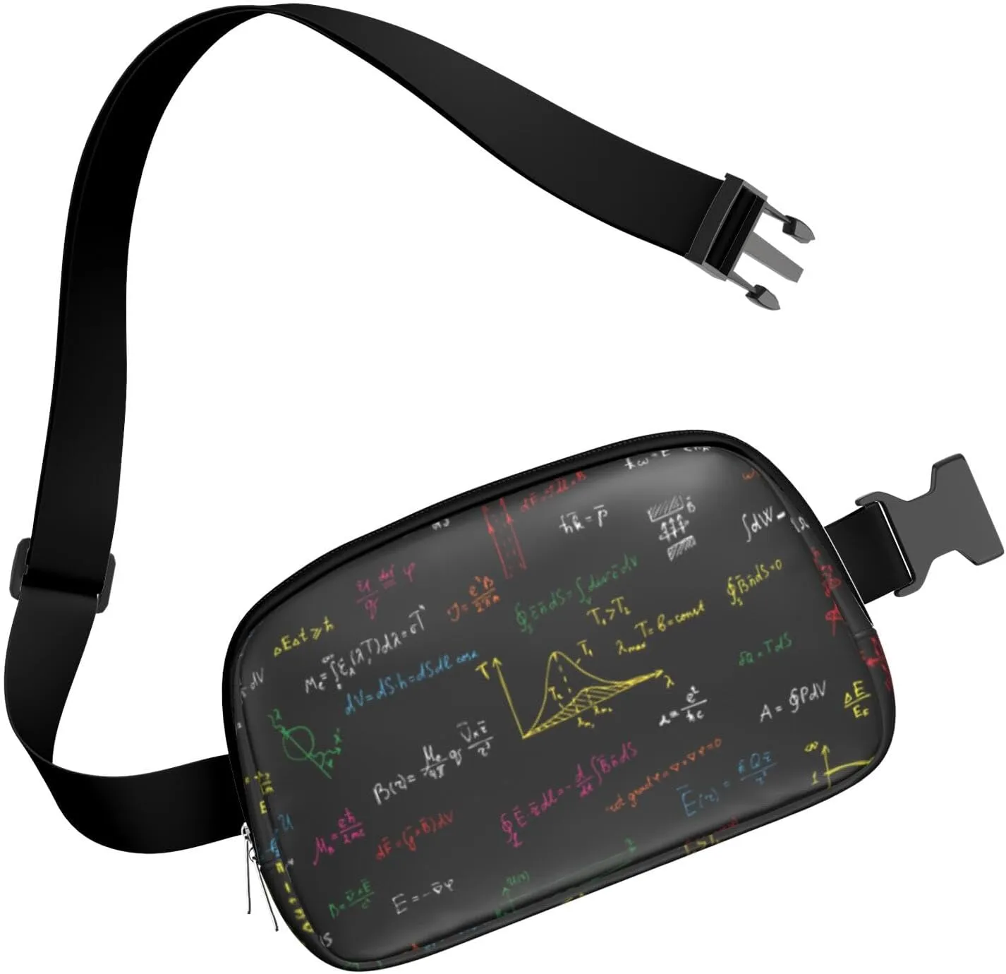 Fanny Pack for Women,Mini Waterproof Science theme Belt Bag,Fashionable Crossbody,Cute Everywhere Belt Bags Fanny Pack for Hiking,Travel.