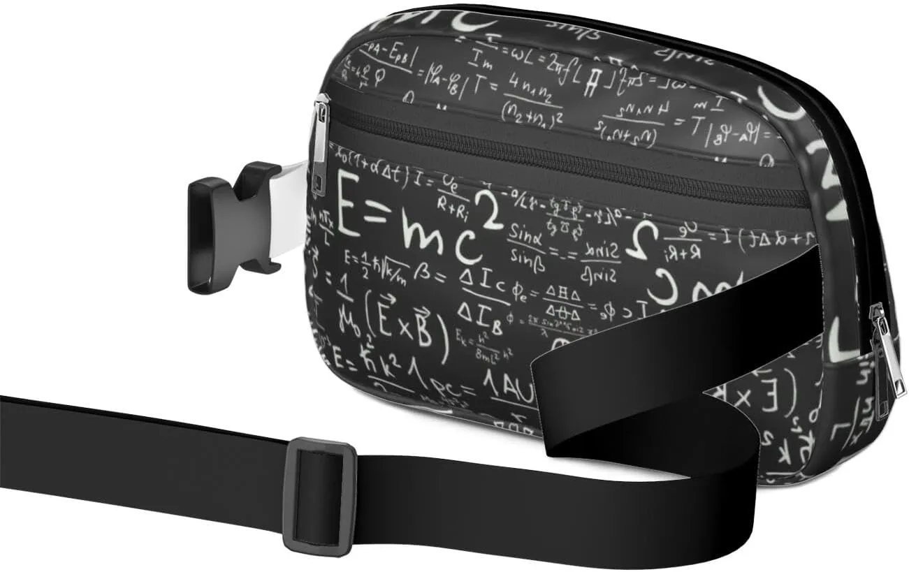 Fanny Pack for Women,Mini Waterproof Science theme Belt Bag,Fashionable Crossbody,Cute Everywhere Belt Bags Fanny Pack for Hiking,Travel.