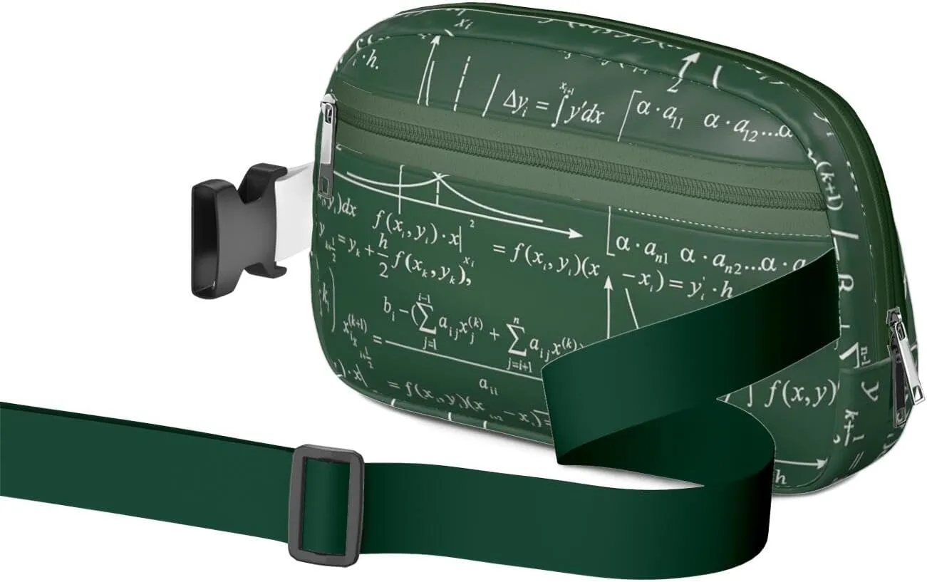 Fanny Pack for Women,Mini Waterproof Science theme Belt Bag,Fashionable Crossbody,Cute Everywhere Belt Bags Fanny Pack for Hiking,Travel.