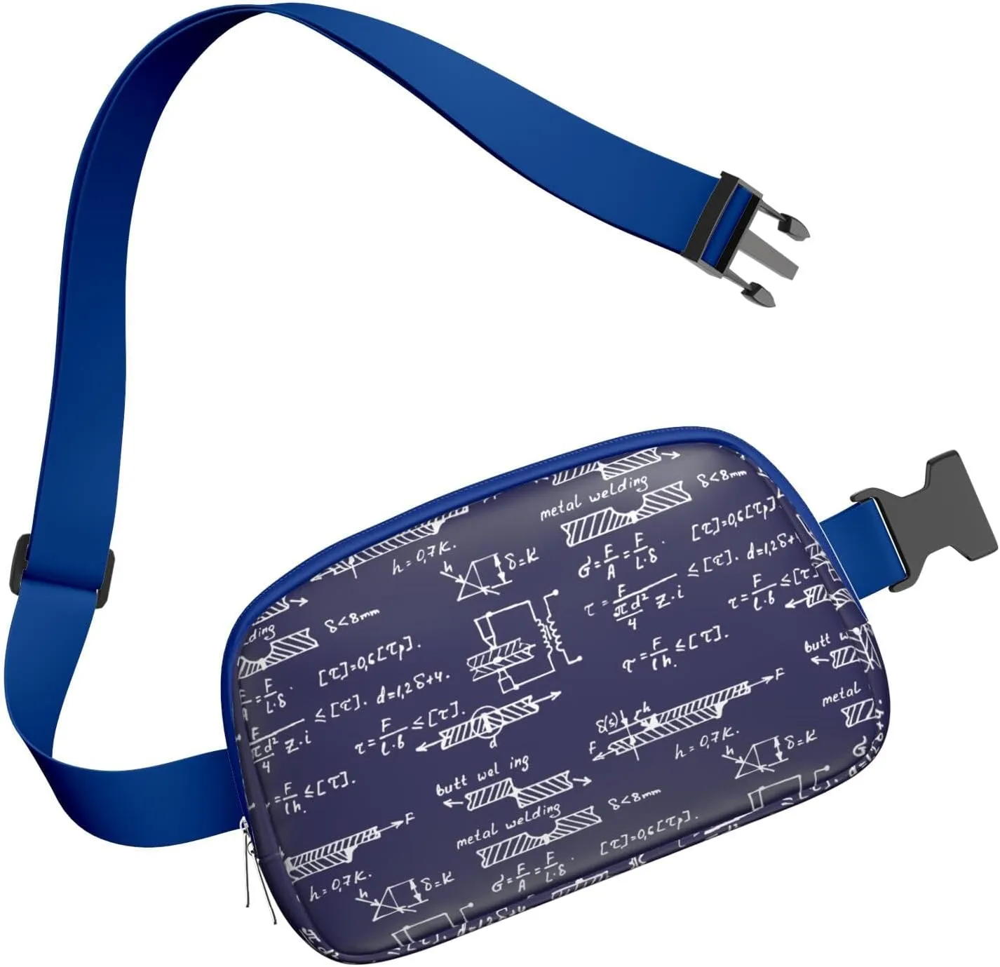 Fanny Pack for Women,Mini Waterproof Science theme Belt Bag,Fashionable Crossbody,Cute Everywhere Belt Bags Fanny Pack for Hiking,Travel.